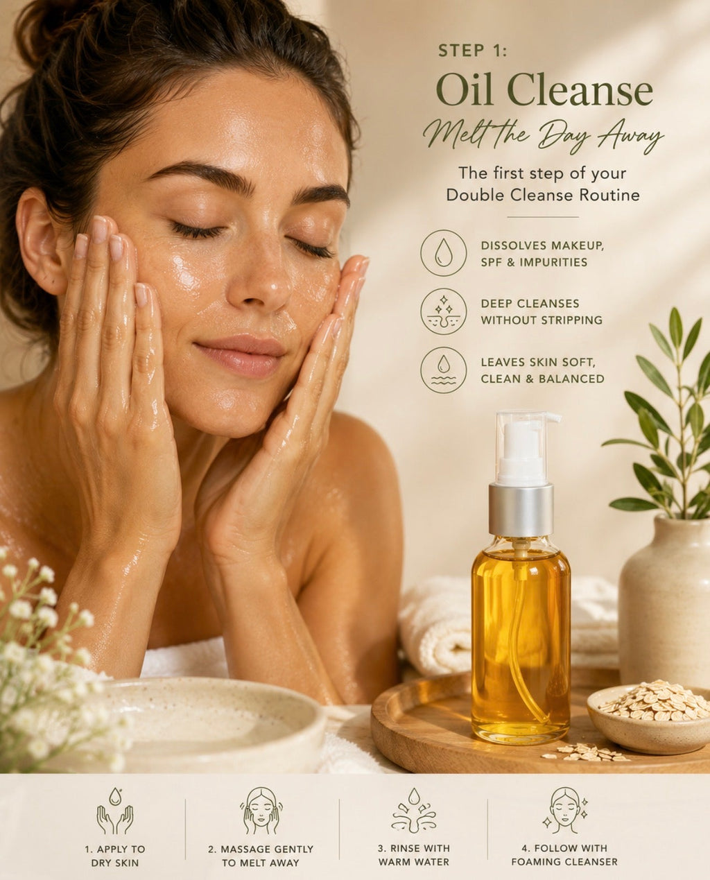 GLOW To Bed Essential Facial Cleanser