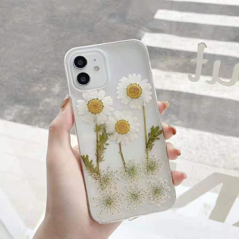 Epoxy Daisy Protective Phone Case
