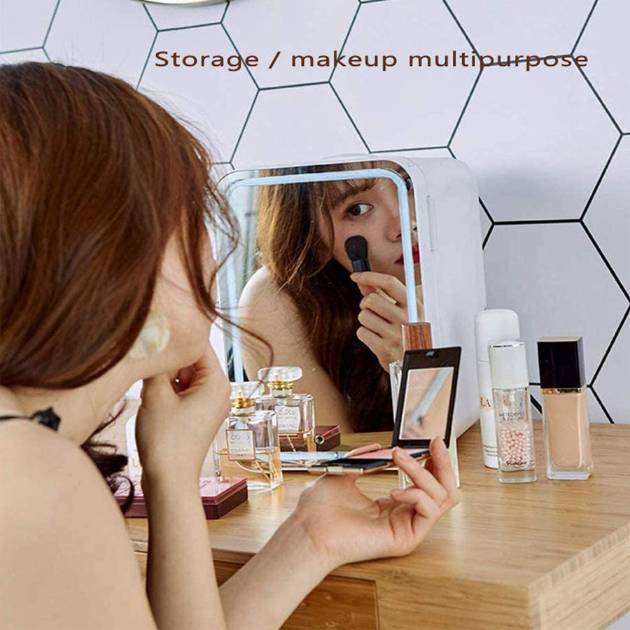 Mini Makeup Fridge Cosmetic Cooler and Warmer