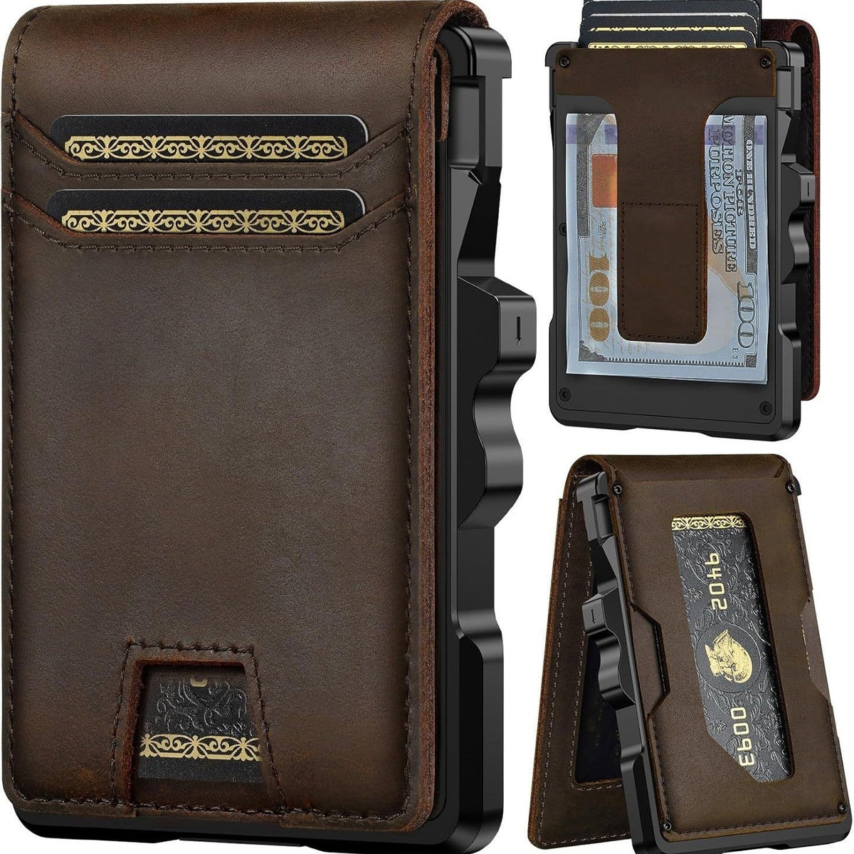 Anti-Scan Metal Card Holder European And American Style