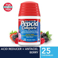 Pepcid Complete, Acid Reducer/Antacid, Dual Action, Berry Flavor, Chewable Tablets