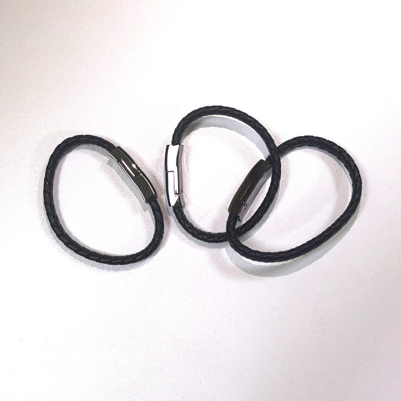 USB Bracelet Charger Cable for iPhone USB C Micro
