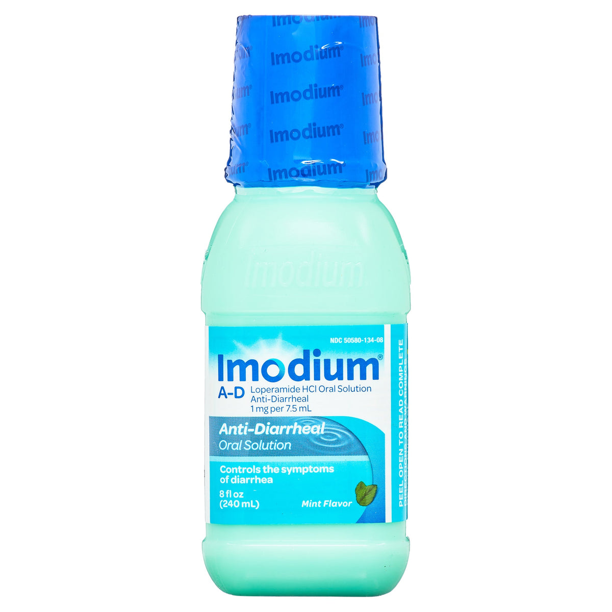 Imodium A-D Liquid Oral Anti-Diarrheal Medicine, Mint Flavor, 8 Fl. Oz