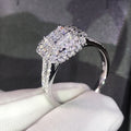 Europe And The United States Hot New Classic Women's Micro Inlaid Zircon Wedding Ring Wish Explosive Jewelry Wedding Ring In Stock