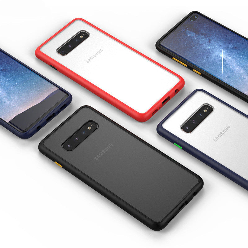 New Samsung s10 mobile phone case matte feel silicone drop