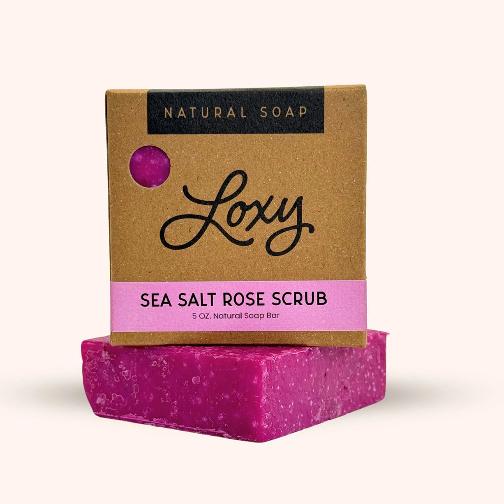 Sea Salt Rose Scrub Body Wash Bar