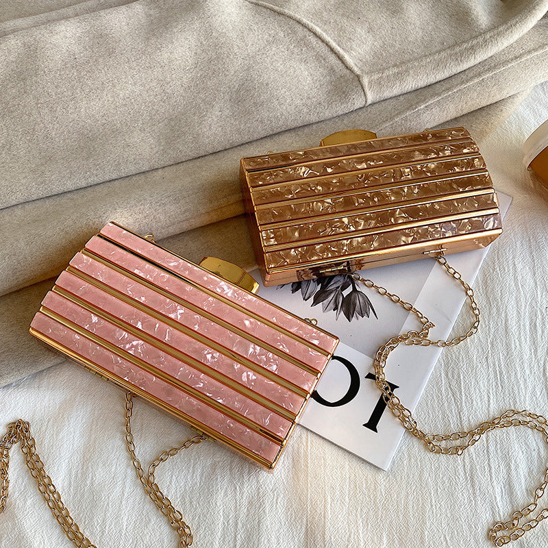 Women's High-end Patch Acrylic Evening Bag