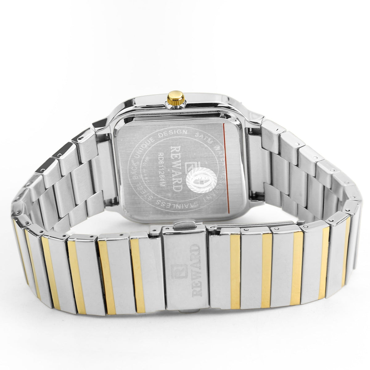 Square Double-point Casual Couple Functional Watch