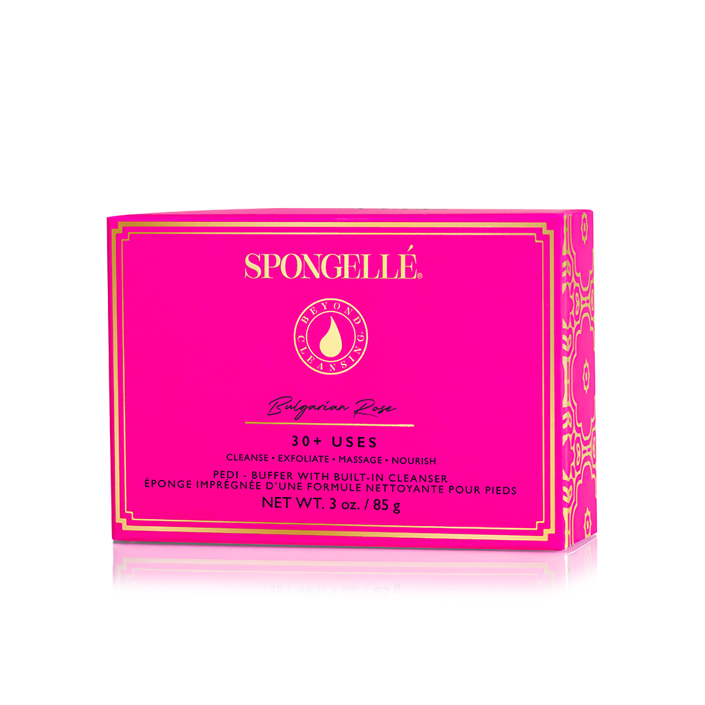 Spongellé Beach Grass & Bulgarian Rose Pedi Care Set