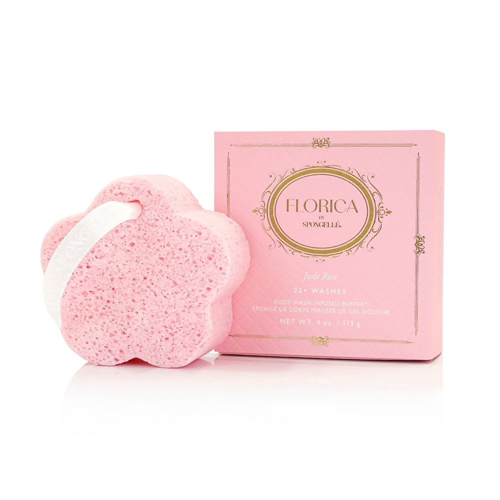 Spongellé Jude Rose Body, Fragrance & Candle Gift Set