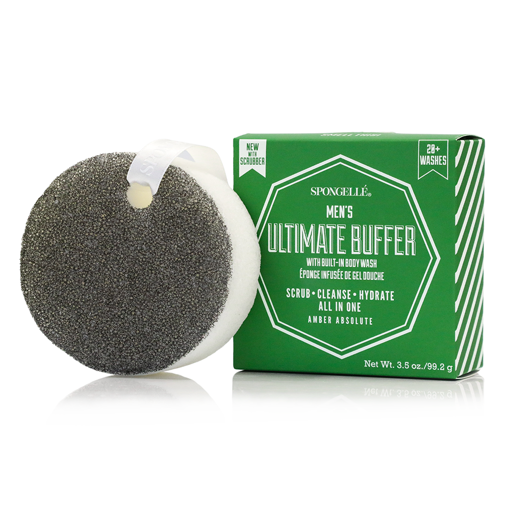 Spongellé Men's Ultimate Body Buffer — Amber Absolute