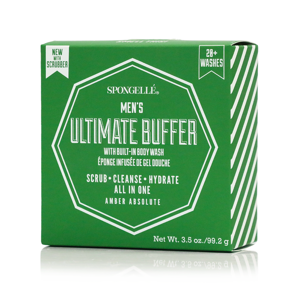 Spongellé Men's Ultimate Body Buffer — Amber Absolute