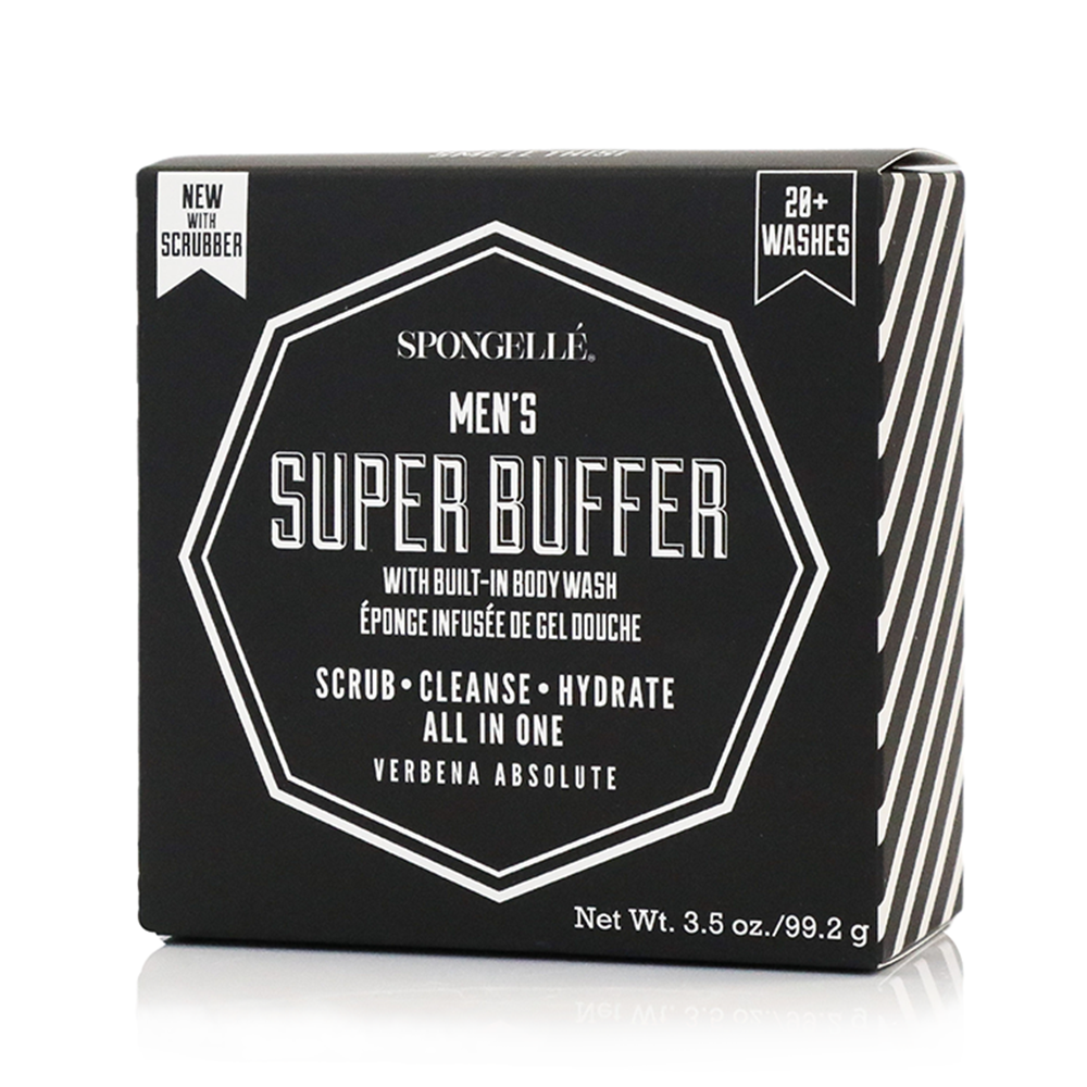 Spongellé Men's Super Body Buffer — Verbena Absolute