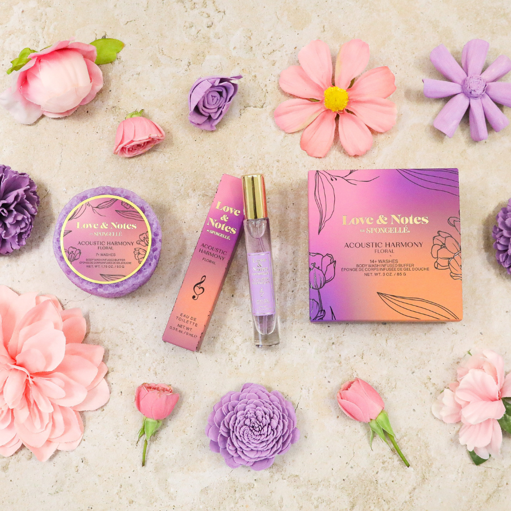 Spongellé Acoustic Harmony Body & Fragrance Trio
