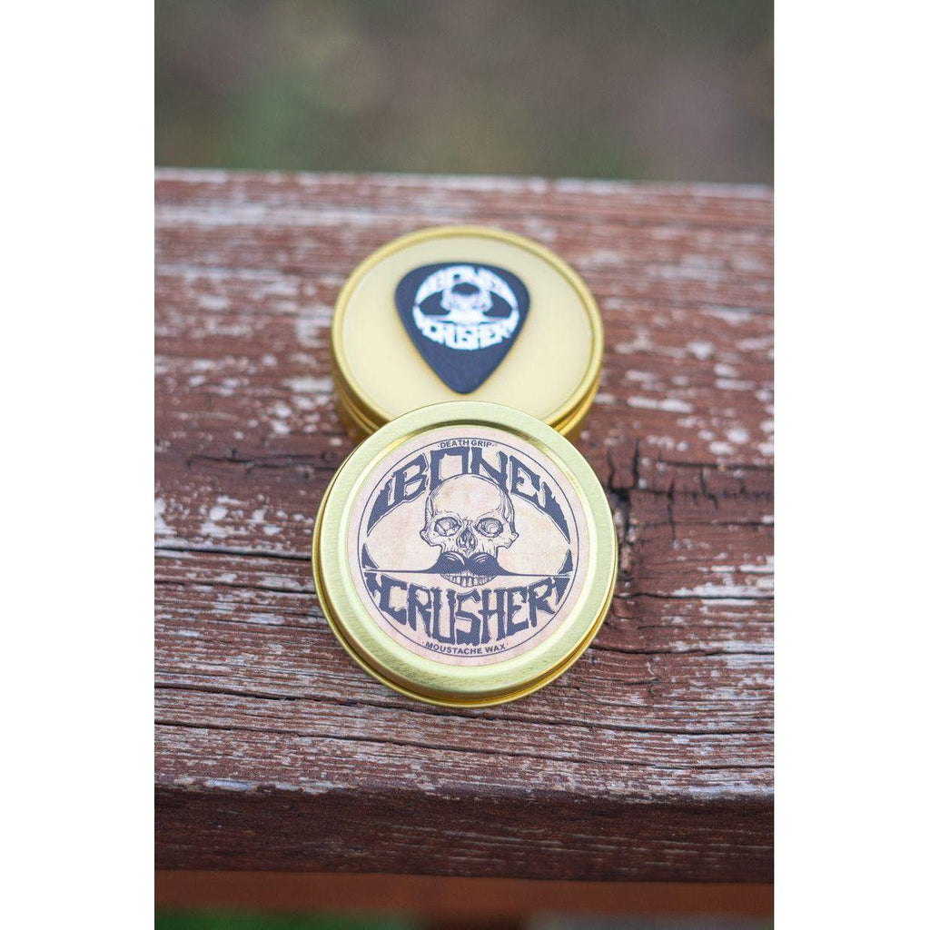 Death Grip Bone Crusher Extra Strong & Firm Mustache Wax 1 oz