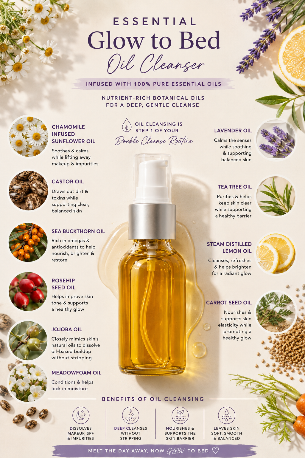 GLOW To Bed Essential Facial Cleanser