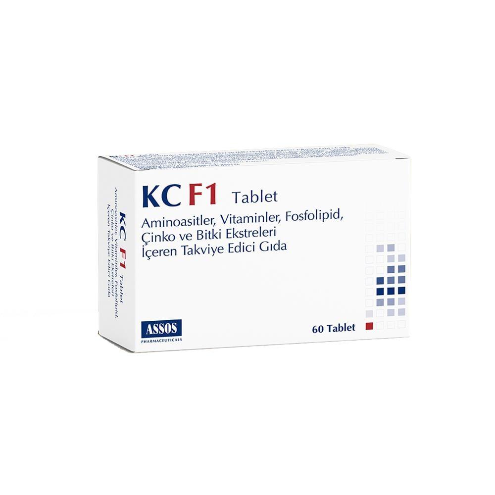 KC F1 Dietary Supplement for Liver Support & Energy - 60 Tablets