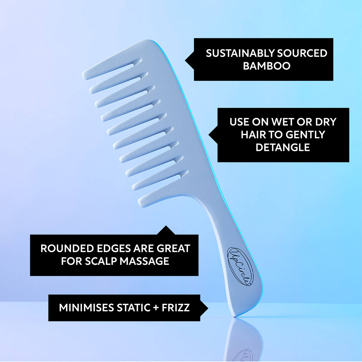 UpCircle Bamboo Wide-Tooth Comb