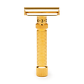 Rex Supply Co. Ambassador DeLuxe Gold Adjustable Stainless Steel DE Razor RSC-101G