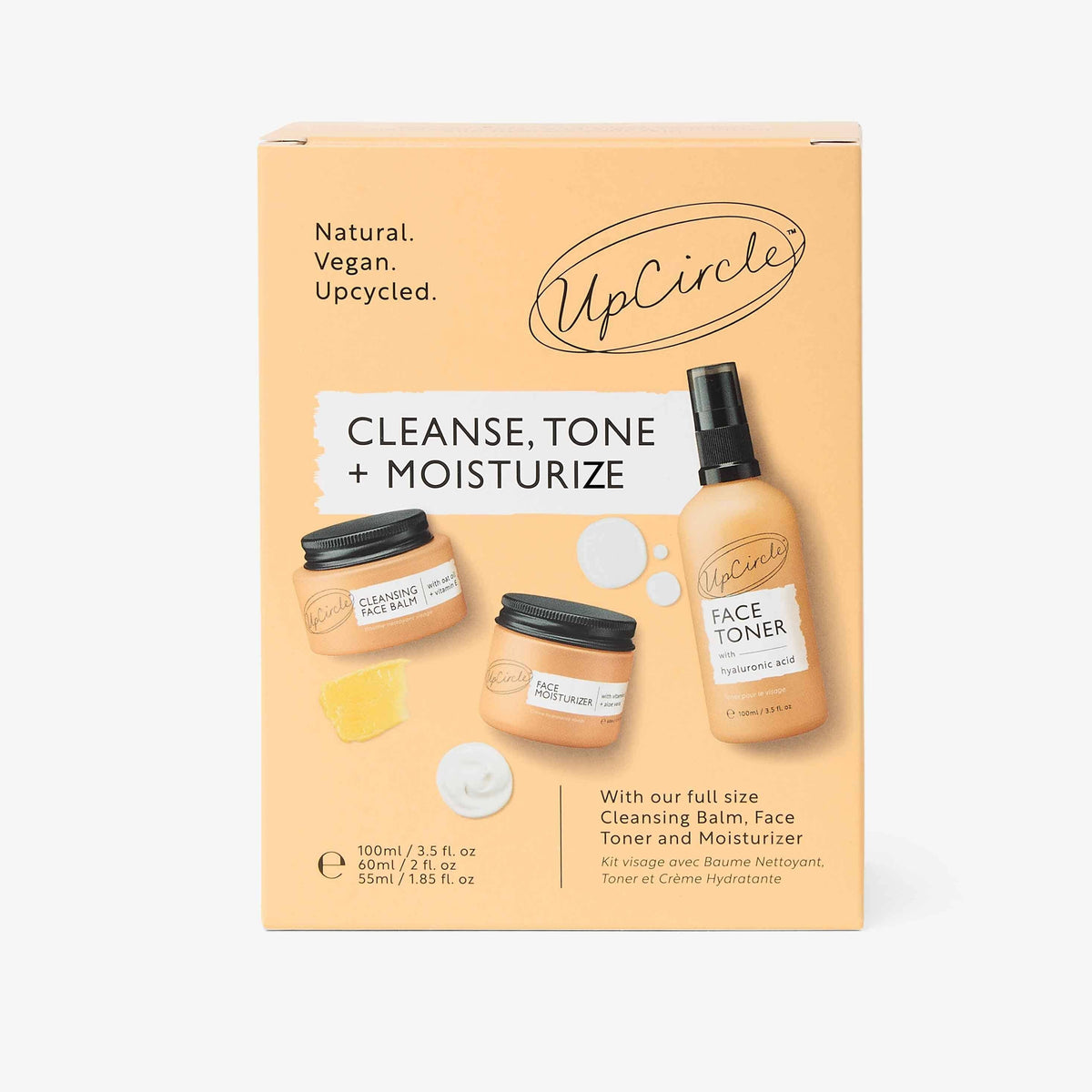 UpCircle Cleanse, Tone & Moisturize Set