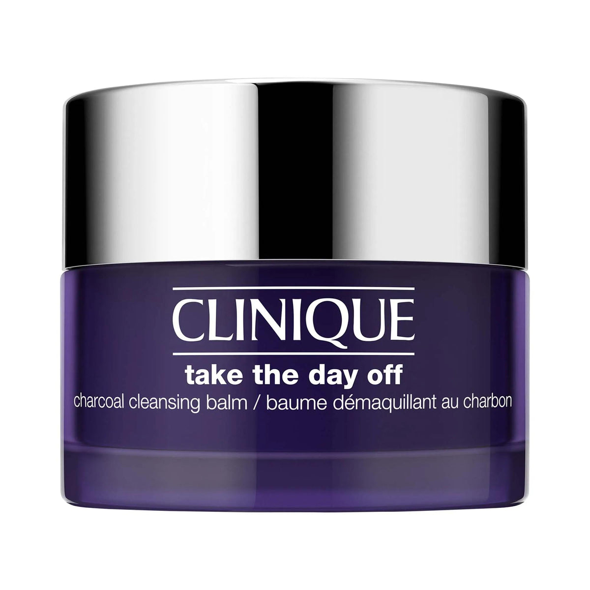Clinique Take The Day Off™: Charcoal Cleansing Balm Makeup Remover - Detoxify Pores, Gentle Oil Cleanse, Sulfate-Free