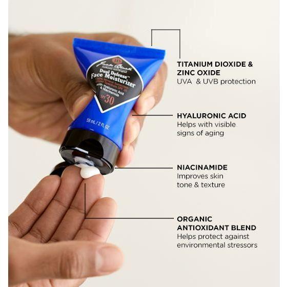 Jack Black Dual Defense Face Moisturizer SPF 30 2 Oz
