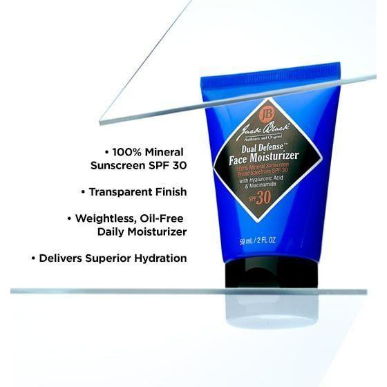 Jack Black Dual Defense Face Moisturizer SPF 30 2 Oz