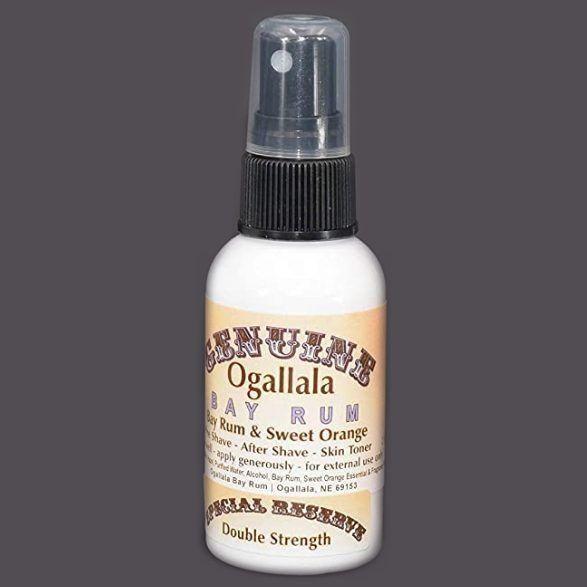 Ogallala Bay Rum & Sweet Orange Double Strength Pre Shave - After Shave - Skin Toner 2 Oz