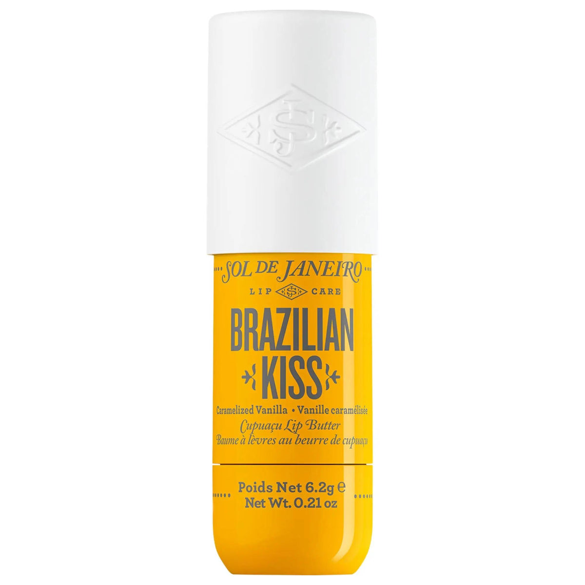 Sol de Janeiro Brazilian Kiss Cupuaçu Lip Butter: Hydrating, Nourishing, and Paraben & Phthalate-Free Lip Care for Soft, Supple Lips
