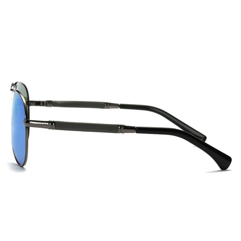 High Quality TR90 Luxury Modern Men Polarized Sunglasses In Aviation Pilot Famous Style with  UV400 Protection and Miror Glasses