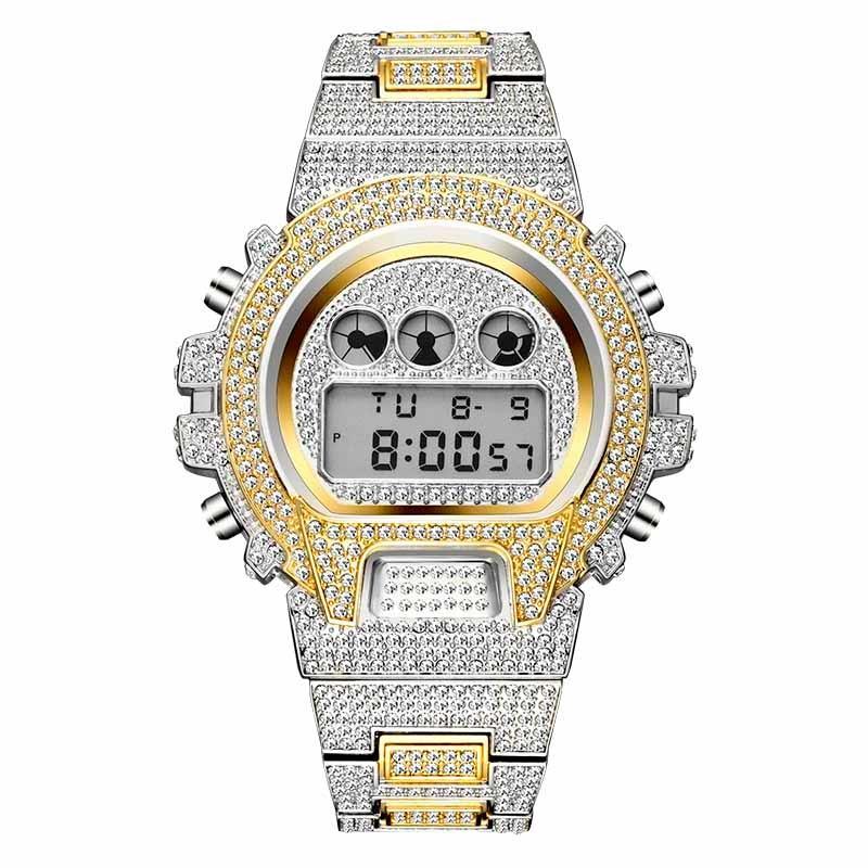 Men's Watches Luxury LED Digital Quartz Gold Watch Men G Style Shock Proof AAA Male Wrist Watches For Men and Boys