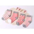 4PCS/SET Pairs Of Modern Baby and Kids Cotton Socks Spring/autumn Winter Newborn Infant Toddler Floor Socks for Kids