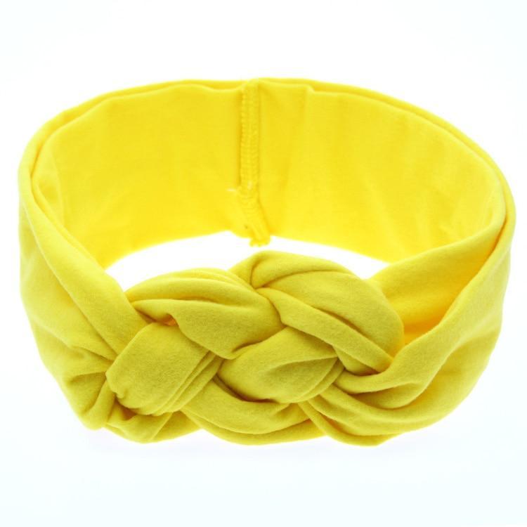 Modern Luxury Handmade Hair Band Headband Bow Hairbands Knot Kids Turban For Girls