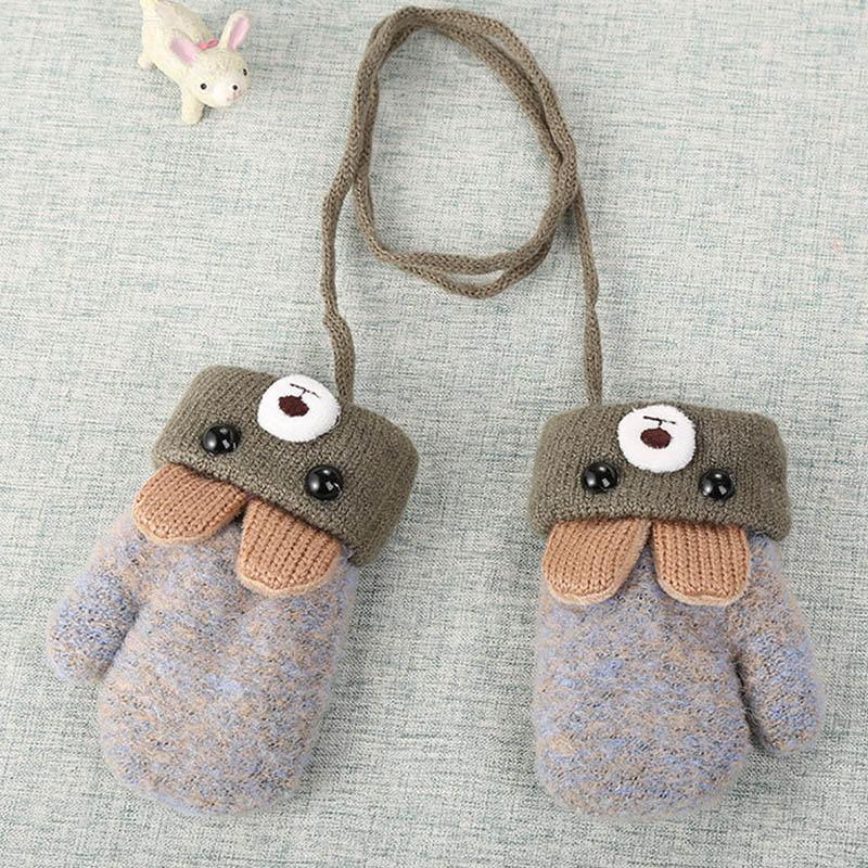 New Fashion Children Winter Caps For Baby Kids Girl Solid Knitted Thick And Modern Caps