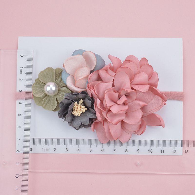 Luxury Modern Handmade Headwear Cute Baby Girls Headbands Accessories Flower Band for Newborns Toddler Infants Fashion Bow for Girls