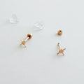 Flat Back- Teeniest Tiniest Wish Upon A Star Earring Studs