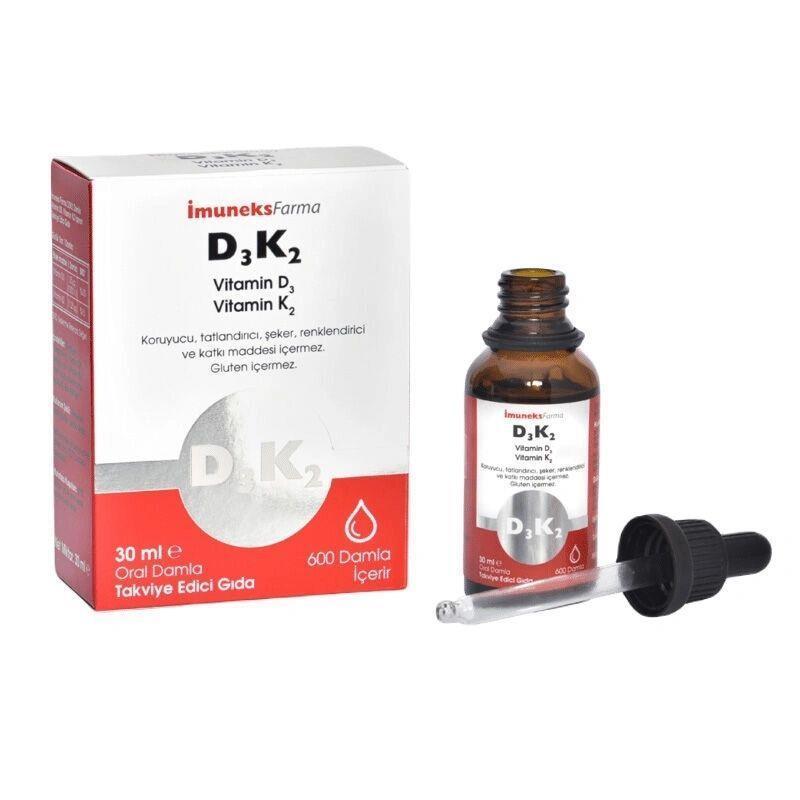 İmuneks Vitamin D3 K2 Drops