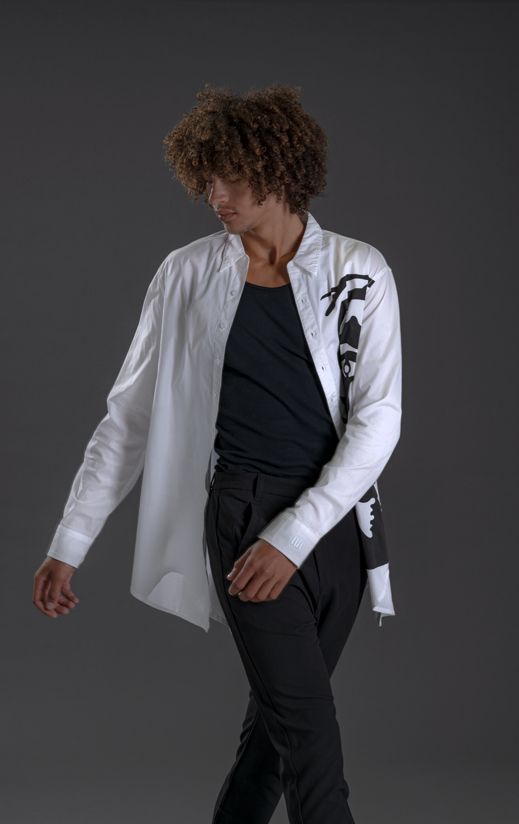 Longline Button-Up : Duality