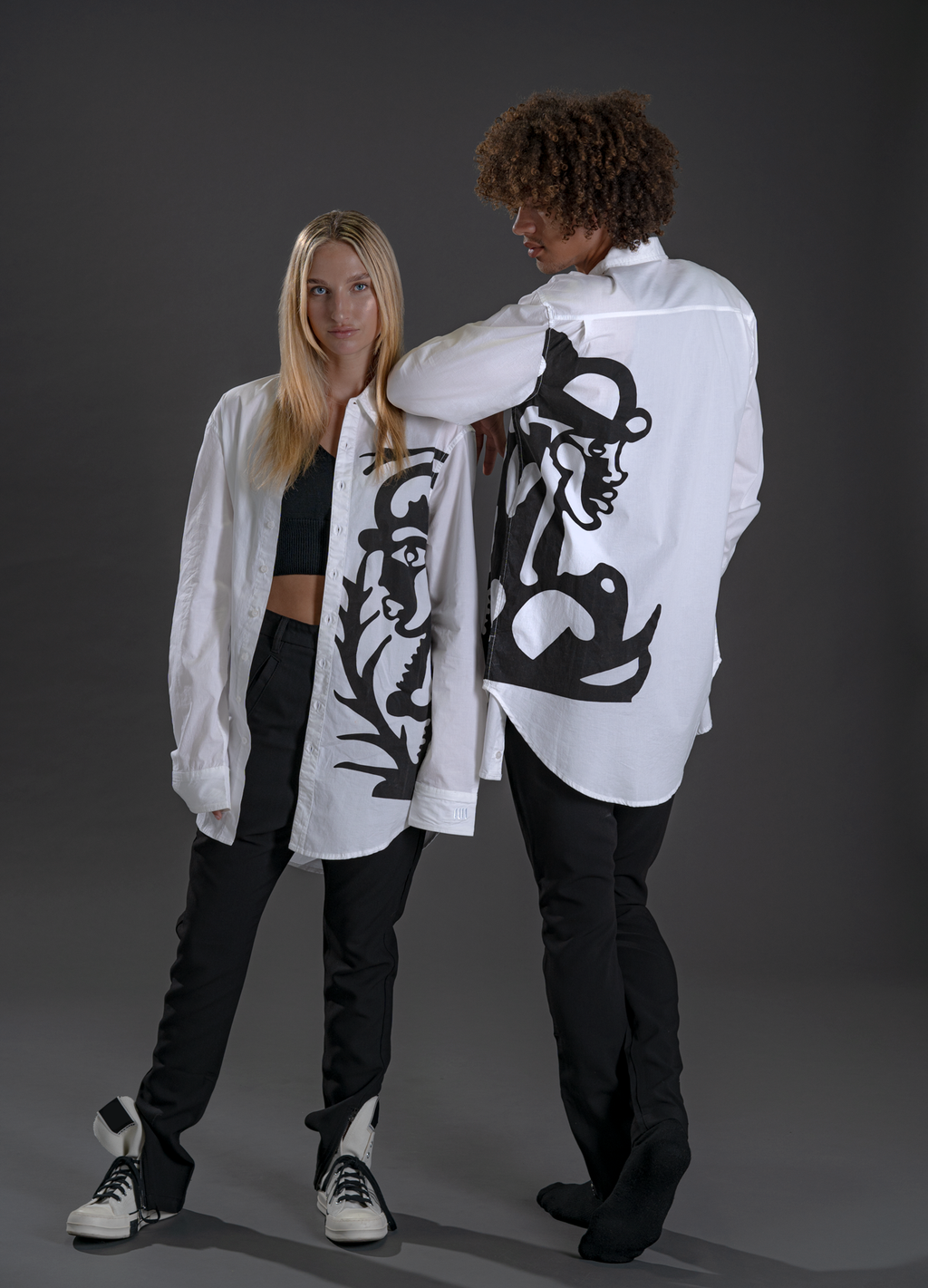 Longline Button-Up : Duality