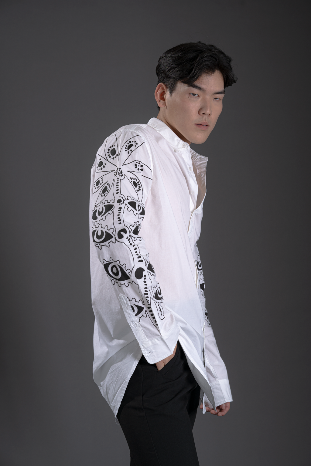 Longline Button-Up : Watchers