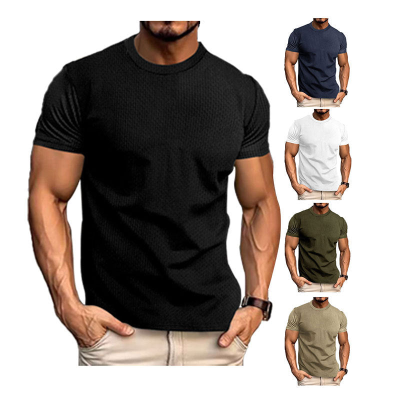 Men's Short Sleeve Breathable Slim Top