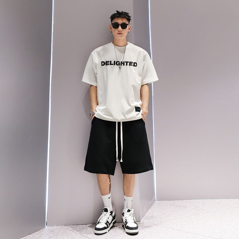Versatile Half Sleeve Casual Couple T-shirt