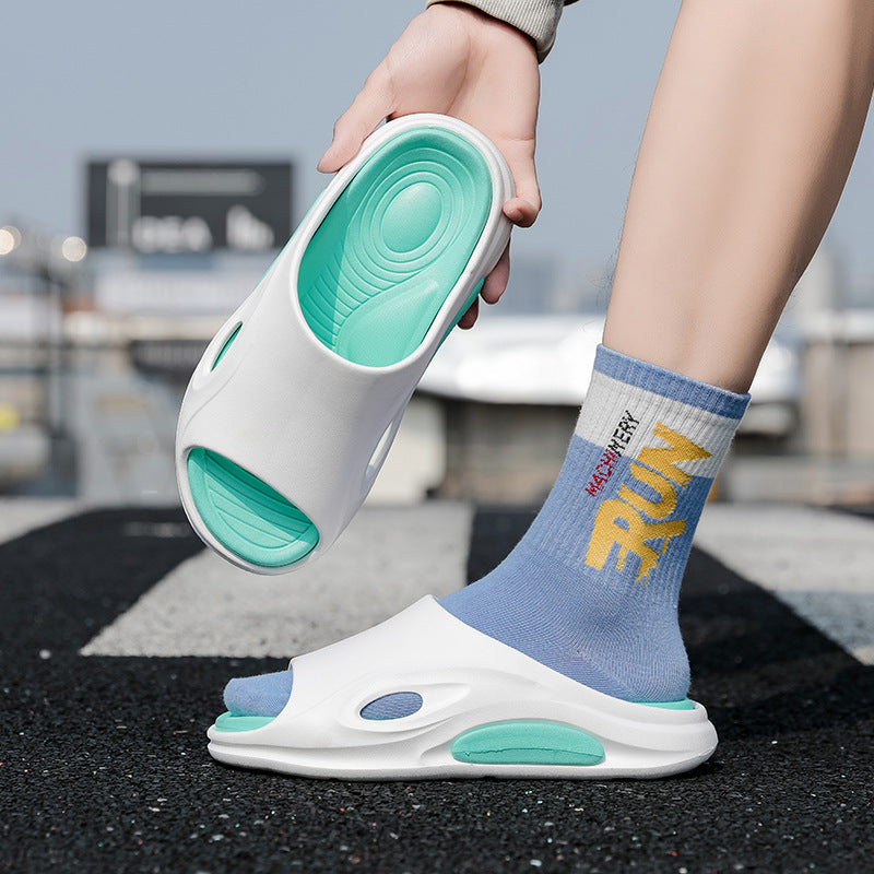 Men's Sports Slippers with Height Increase