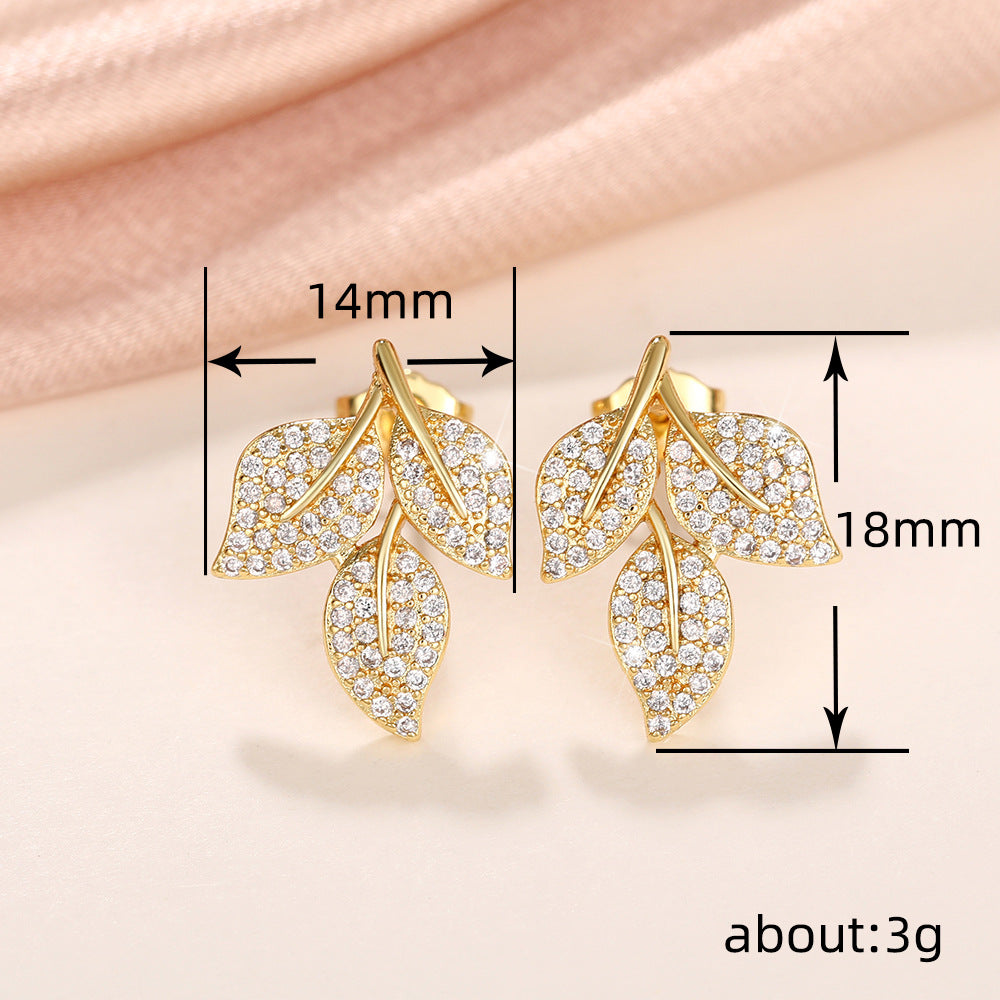 Leaf-shaped Earrings