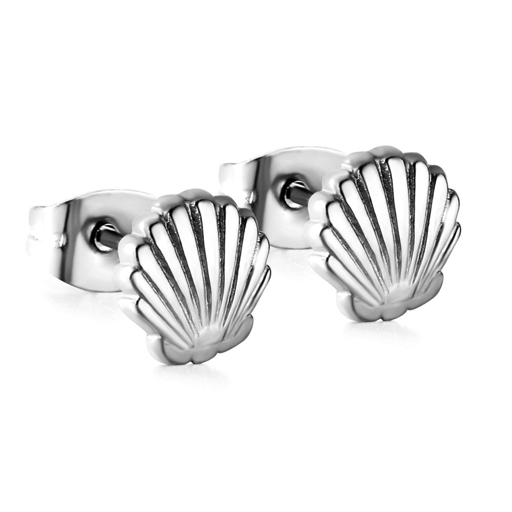 Shell Stud Earrings