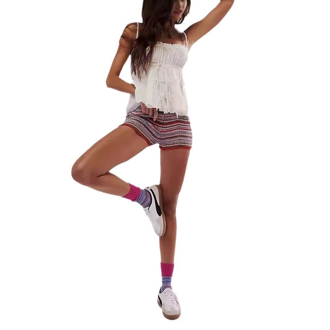 Dopamine Wear Rainbow Sports Shorts