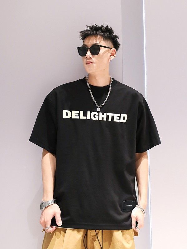 Versatile Half Sleeve Casual Couple T-shirt
