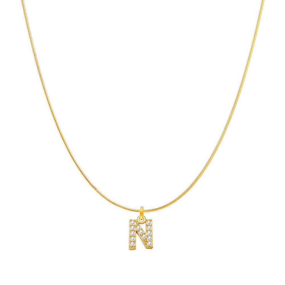 Fashion Personality Round Snake Clavicle Chain Female