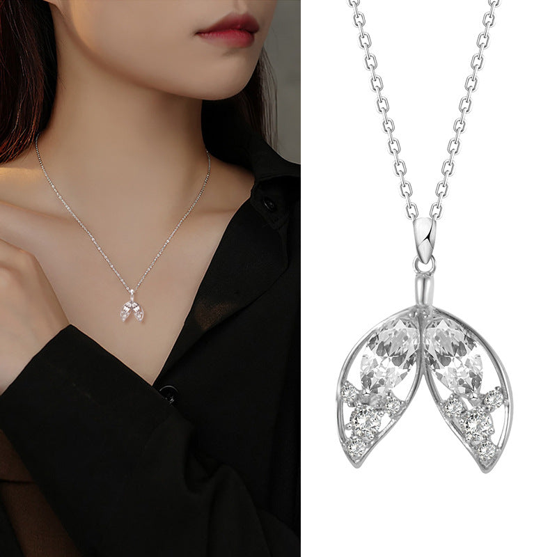 S925 Silver Mermaid Tail Necklace