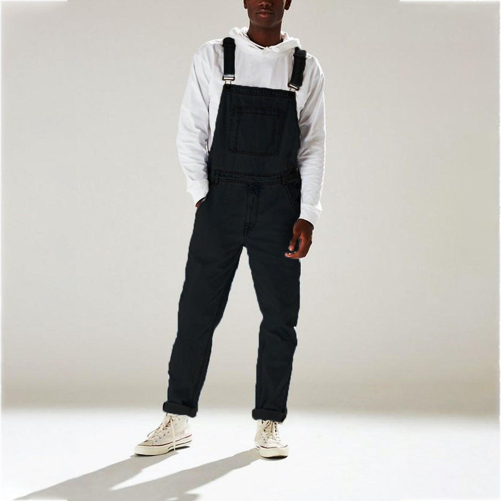 Suspender High Waist Men's Jeans